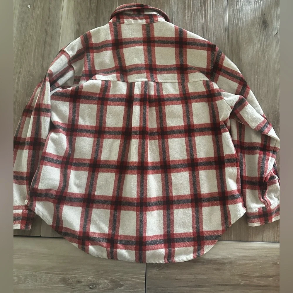 Dizzy Lizzy Los Angeles Plaid Flannel Shirt L - Picture 2 of 7